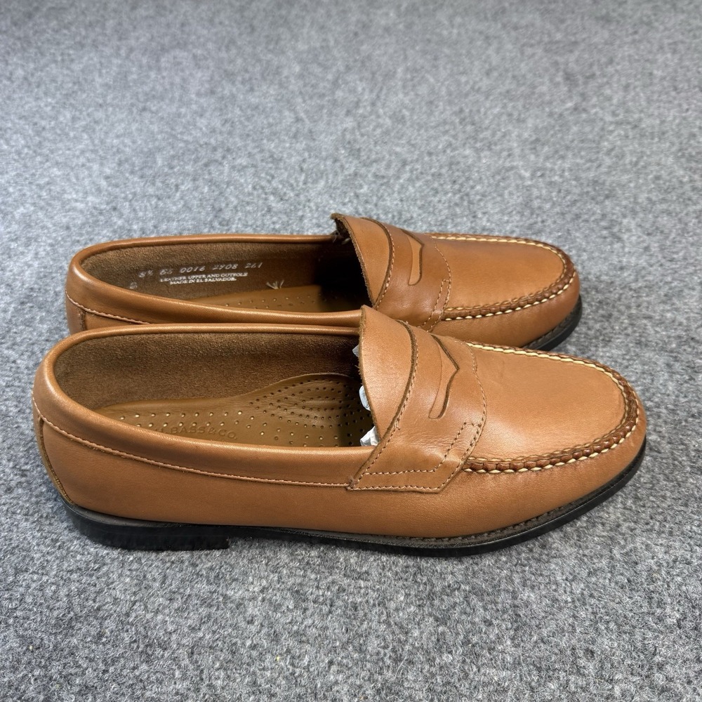 GH Bass Weejuns Larson Penny Loafers Brown Men's 8.5 2E New In Box - Picture 3 of 9